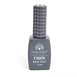 GLOBAL FASHION Каучуковая файбер база со стекловолокном Fiber Rubber Base Coat