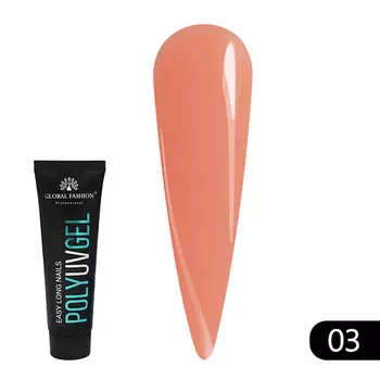 GLOBAL FASHION Полигель (акригель) для наращивания ногтей