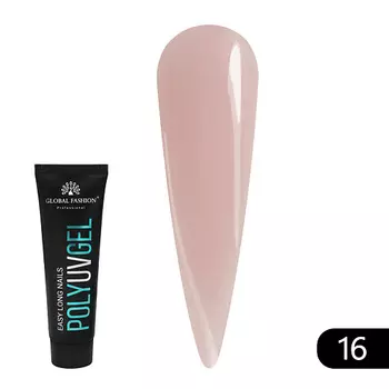 GLOBAL FASHION Полигель (акригель) для наращивания ногтей