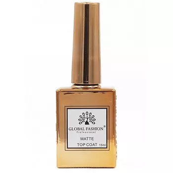 GLOBAL FASHION Верхнее покрытие для гель-лаков Velvet Matte 15