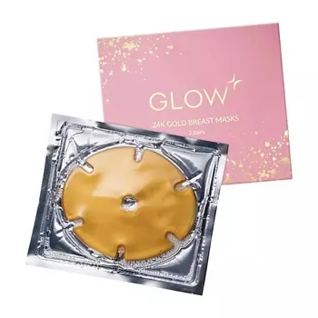 GLOW 24K GOLD CARE Маска (патчи) для груди 1.0