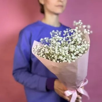 GLOW FLOWERS Букет из гипсафилы