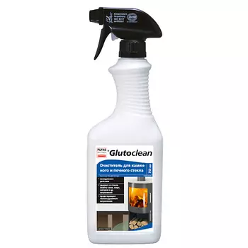 GLUTOCLEAN Очиститель для каминного и печного стекла