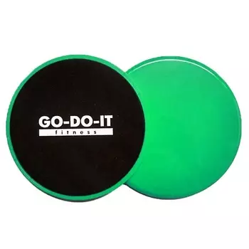 GO-DO-IT Диски для скольжения (пара) + 24 видео тренировки