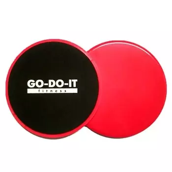 GO-DO-IT Диски для скольжения (пара) + 24 видео тренировки