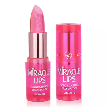 GOLDEN ROSE Гелевая помада для губ MIRACLE LIPS COLOR CHANGE JELLY LIPSTICK