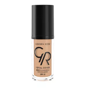 GOLDEN ROSE Крем тональный TOTAL COVER 2in1 Foundation