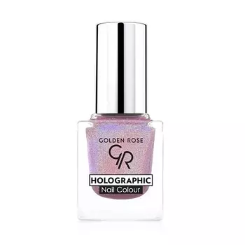 GOLDEN ROSE Лак для ногтей HolographiC Nail Colour