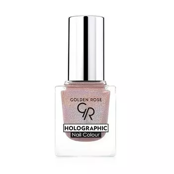 GOLDEN ROSE Лак для ногтей HolographiC Nail Colour