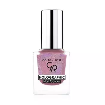 GOLDEN ROSE Лак для ногтей HolographiC Nail Colour