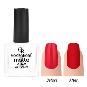 GOLDEN ROSE Лак Matte Top Coat Матирующее покрытие