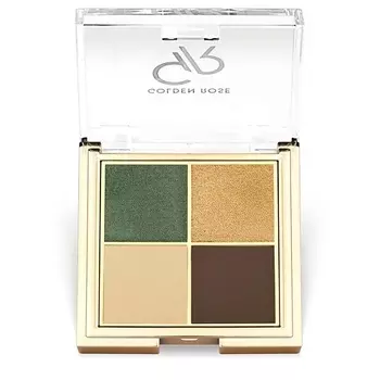 GOLDEN ROSE Тени для век QUATTRO eyeshadow palette