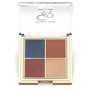 GOLDEN ROSE Тени для век QUATTRO eyeshadow palette
