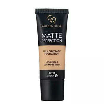 GOLDEN ROSE Тональный крем Matte Perfection Full Coverage FOUNDATION