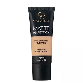 GOLDEN ROSE Тональный крем Matte Perfection Full Coverage FOUNDATION