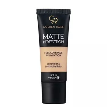 GOLDEN ROSE Тональный крем Matte Perfection Full Coverage FOUNDATION