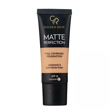 GOLDEN ROSE Тональный крем Matte Perfection Full Coverage FOUNDATION