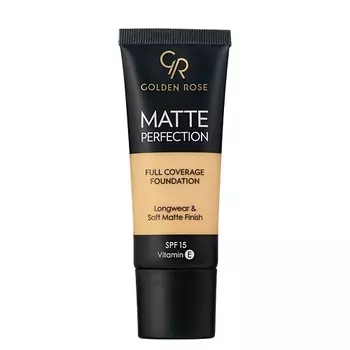 GOLDEN ROSE Тональный крем Matte Perfection Full Coverage FOUNDATION