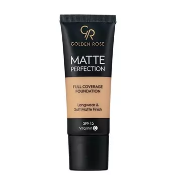 GOLDEN ROSE Тональный крем Matte Perfection Full Coverage FOUNDATION