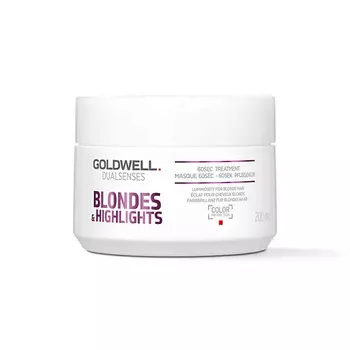 GOLDWELL Маска для осветленных и мелированных волос Dualsenses Blondes & Highlights 60 Sec Treatment
