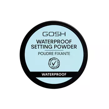 GOSH Пудра для лица рассыпчатая водостойкая прозрачная Waterproof Setting Powder