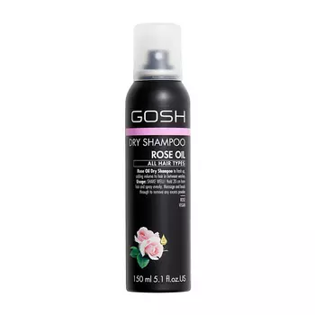 GOSH Сухой шампунь для волос с розовым маслом Rose Oil