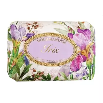 GOURMANDISE Мыло натуральное парфюмированное Ирис Iris