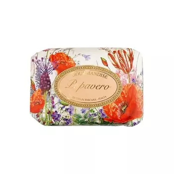 GOURMANDISE Мыло натуральное парфюмированное Мак Lapavero