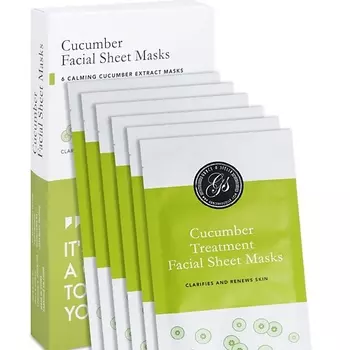 GRACE AND STELLA Маска тканевая для лица с экстрактом огурца