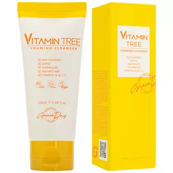 GRACE DAY Очищающая пенка для умывания с витаминами 100.0