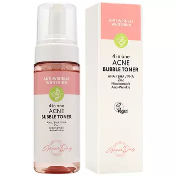 GRACE DAY Пузырьковый тонер для лица с кислотами для проблемной кожи 150.0