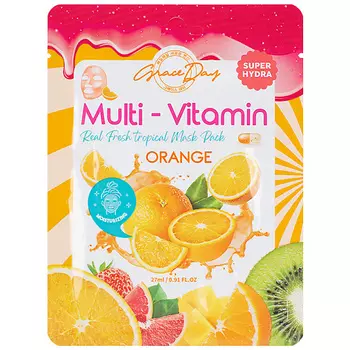 GRACE DAY Тканевая маска с экстрактом апельсина 27.0