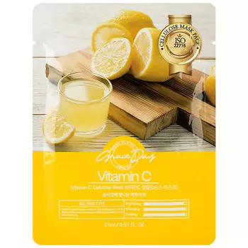 GRACE DAY Тканевая маска с витамином С 27.0