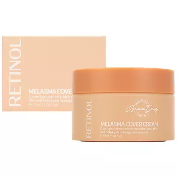 GRACE DAY Выравнивающий крем с тонирующим эффектом с ретинолом, ниацинамидом и бакучиолом 30.0