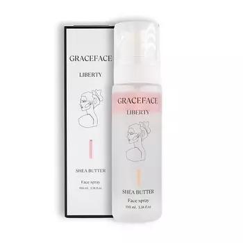 GRACE FACE Увлажняющий спрей-мист для лица база под макияж с маслом ши GRACEFACE 100.0