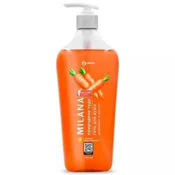GRASS Milana гель для душа Природное чудо с маслом семян моркови