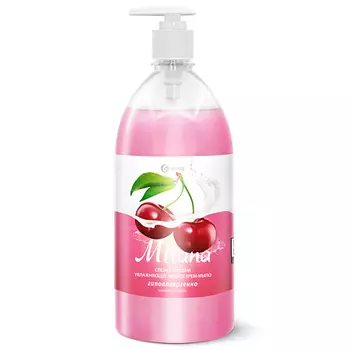 GRASS Жидкое крем-мыло "Milana" спелая черешня с дозатором 1000.0