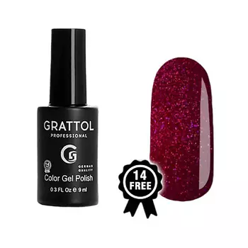 GRATTOL Гель лак с блестками Турмалин