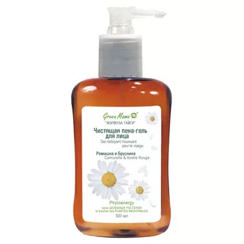GREEN MAMA Пена-гель для лица чистящий Ромашка и брусника Phytoenergy Gel Nettoyant Moussant