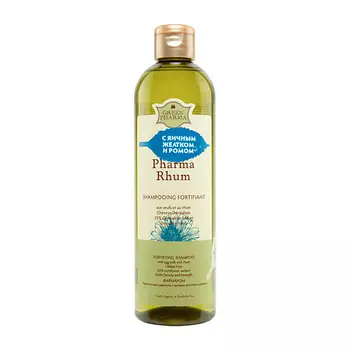 GREEN PHARMA Укрепляющий шампунь с яичным желтком и ромом Фармаром 500.0
