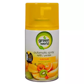GREEN WORLD Освежитель воздуха (сменный баллон) Tutti Frutti 250