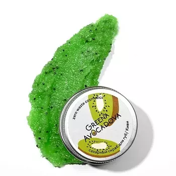 GREENA AVOCADOVA Сахарный скраб для губ "Киви" 15.0