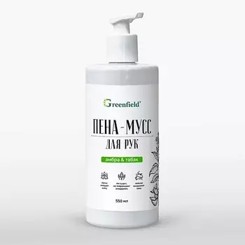 GREENFIELD Жидкое мыло для рук Амбра & табак 550.0