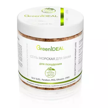GREENIDEAL Соль для ванн для похудения 500.0