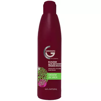 GREENINI Бальзам для абсолютного объема волос 300.0