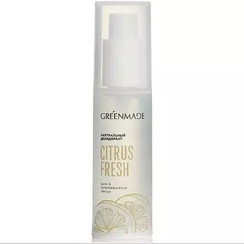 GREENMADE Дезодорант CITRUS FRESH с алюмокалиевыми квасцами, аромат бодрящего цитруса 30.0
