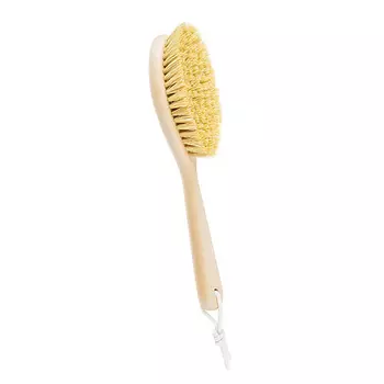GROSHEFF Березовая щетка с ручкой из кактуса жесткая