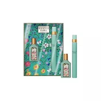 GUCCI Flora Gorgeous Jasmine: Миниатюра + Флакон для путешествий