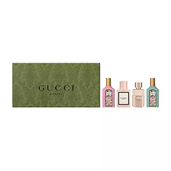 GUCCI Набор миниатюр: Bloom, Guilty, Flora Gorgeous Gardenia, Flora Gorgeous Jasmine