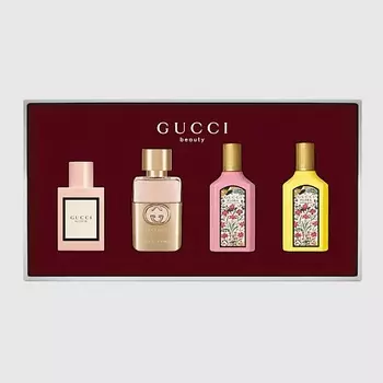 GUCCI Набор миниатюр: Guilty, Bloom, Flora Gorgeous Gardenia, Flora Gorgeous Orchid